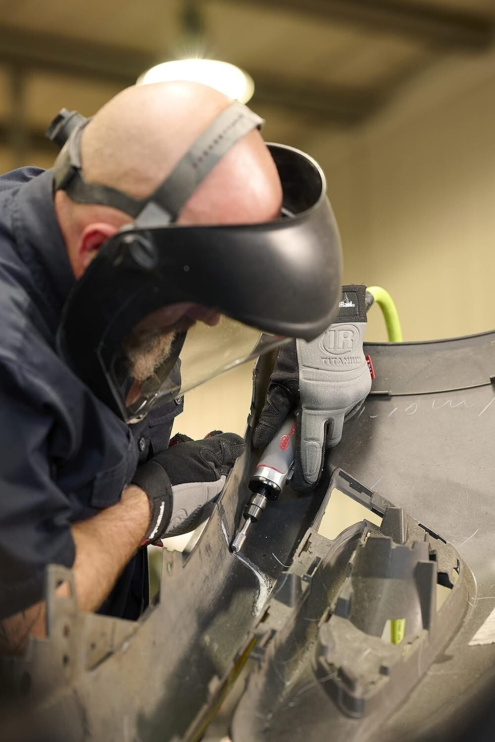 High-Speed 25,000 RPM Die Grinder with Rear Exhaust - 0.4 HP Performance Tool