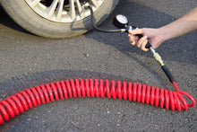 Load image into Gallery viewer, High-Flow 50ft Polyurethane Air Hose with Quick Coupler and Bend Restrictor