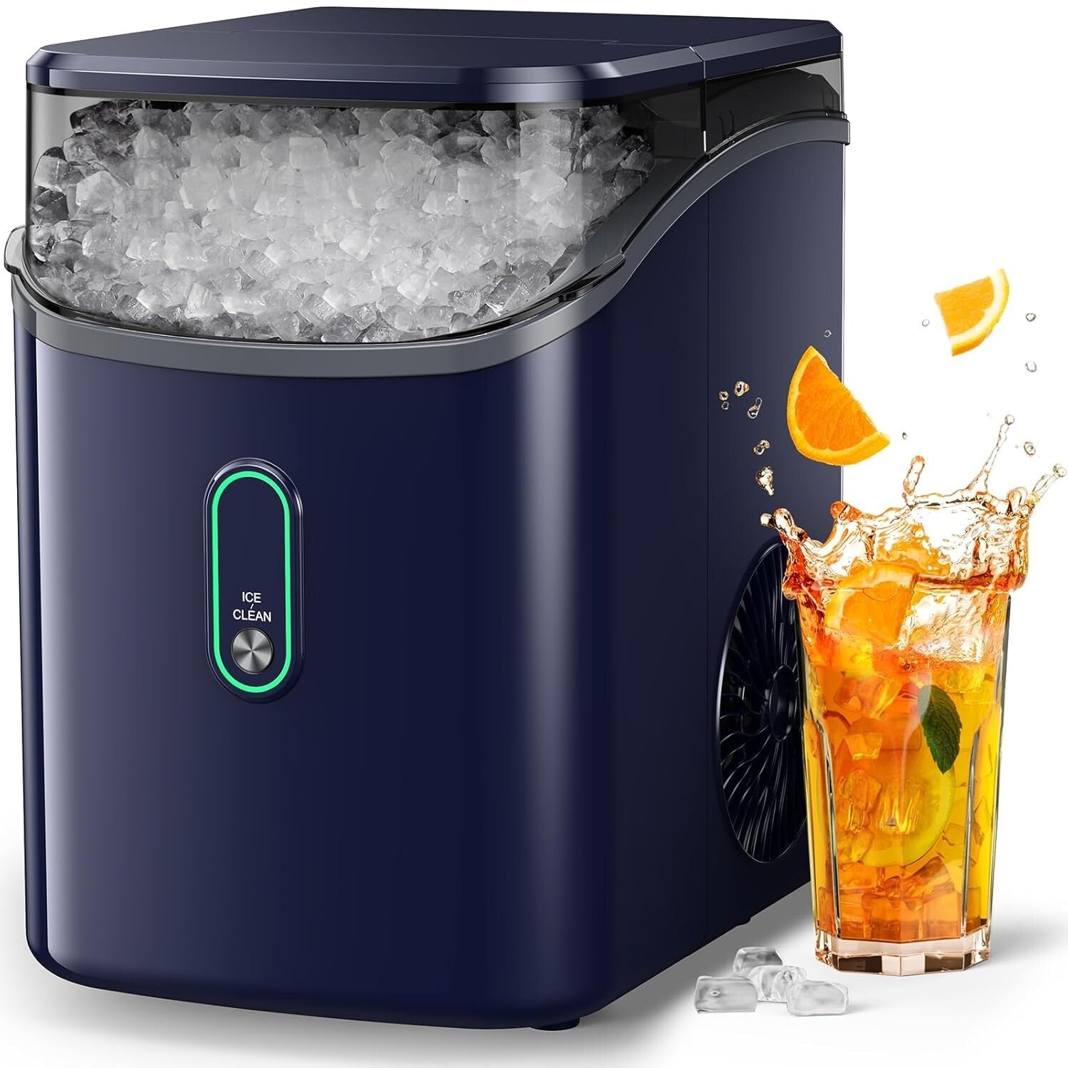 Compact Nugget Ice Maker - 33 lbs/24H, Perfect for Parties & Refreshing Drinks