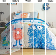 Load image into Gallery viewer, Cloud-Fluffy Kids Bedding Comforter Set - Full/Queen Multi-Piece with Monsters