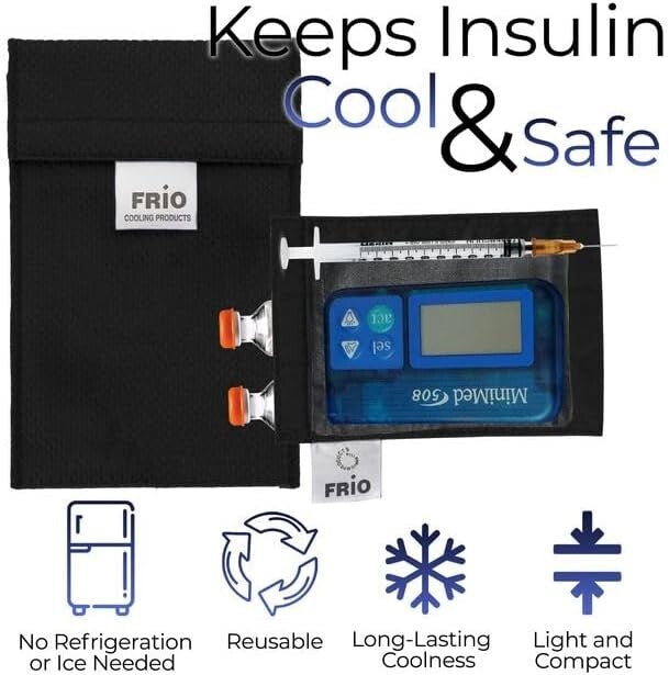 Emergency-Ready Insulin Cooler Bag - Lightweight, 45+ Hours of Effective Cooling