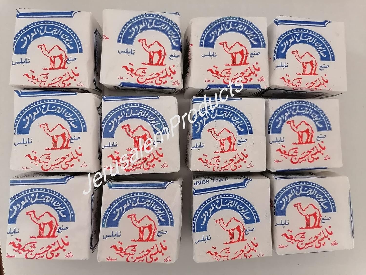 12 Count Organic Virgin Olive Oil Soap Bar from Holy Land - Anti-Aging Treatment