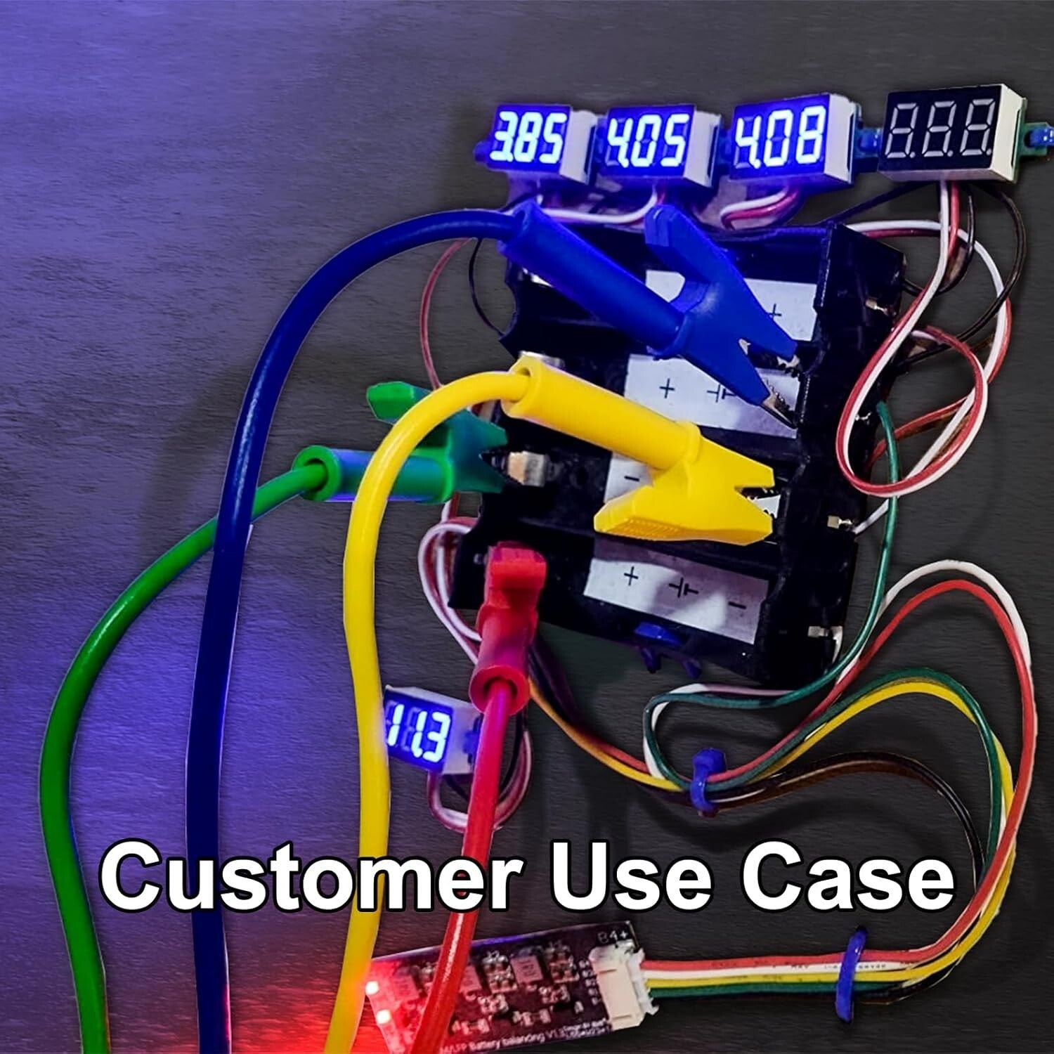 5PCS Alligator Clips Test Leads - Dual-Ended Copper Wire 16.4ft for Safety Te...