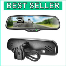 Load image into Gallery viewer, Auto Adjusting Rear View Mirror with 4.3" LCD - Easy Installation &amp; Anti-Glare