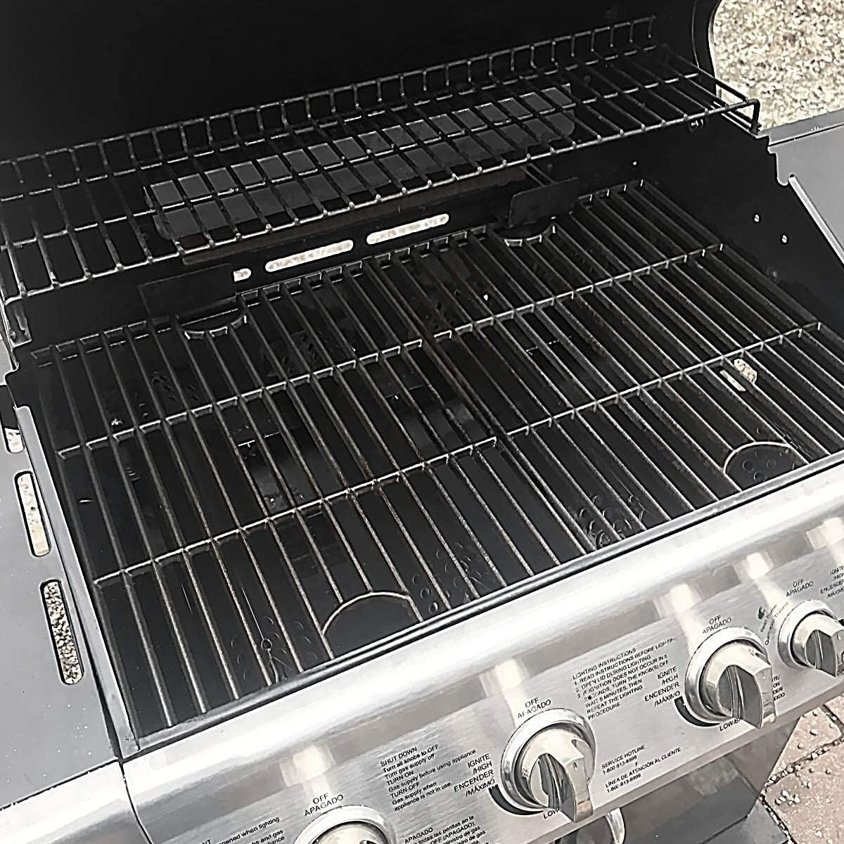 Durable 17-Inch Cast Iron Grill Grates - Perfect for Nexgrill and Kenmore Grills