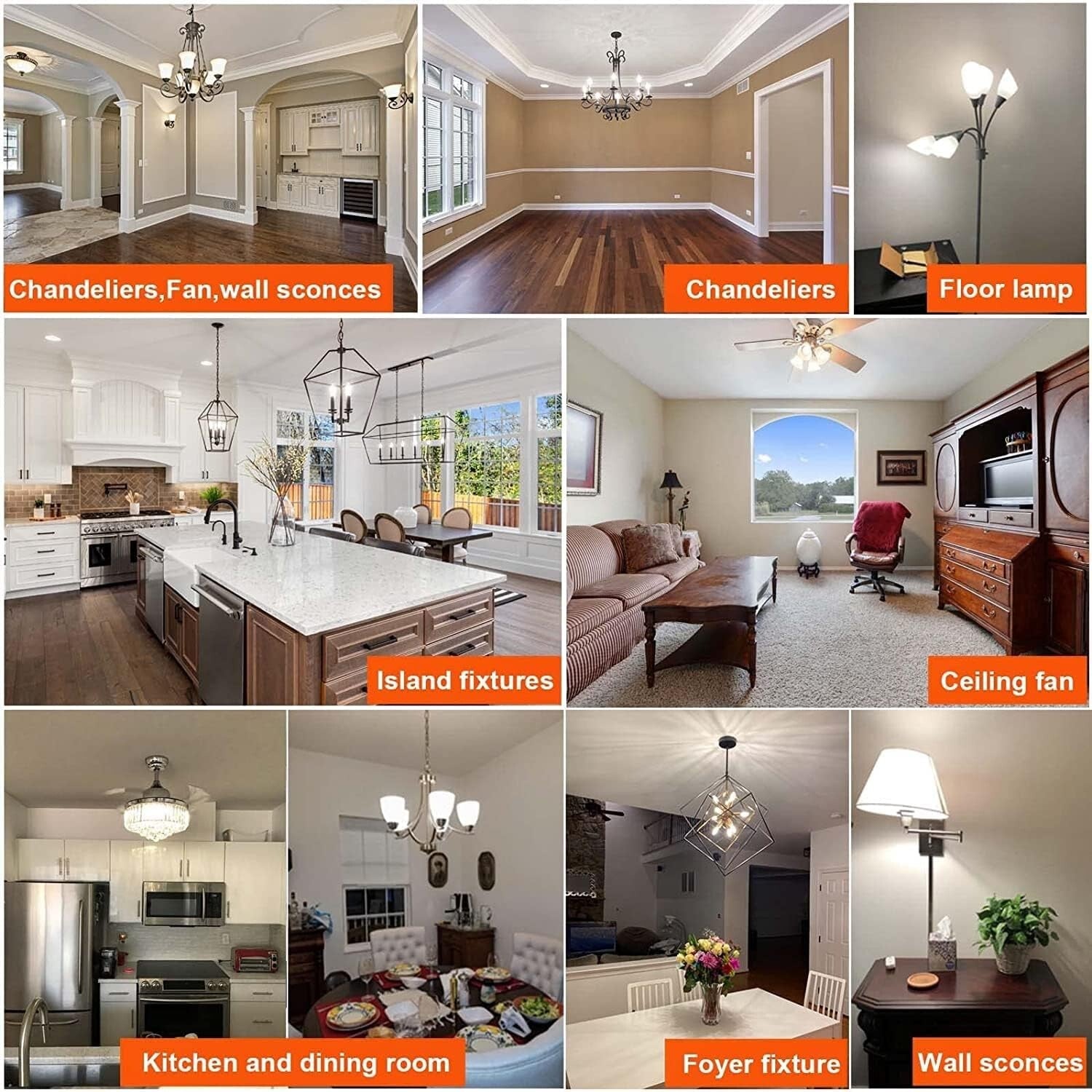 Dimmable E12 8W LED Bulb - 100W Incandescent Equivalent, Ideal for Chandeliers