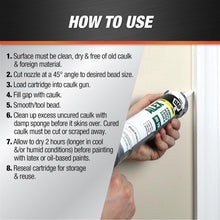 Load image into Gallery viewer, All-Purpose White Acrylic Latex Caulk 10.1 Oz - Paintable &amp; Weather-Resistant