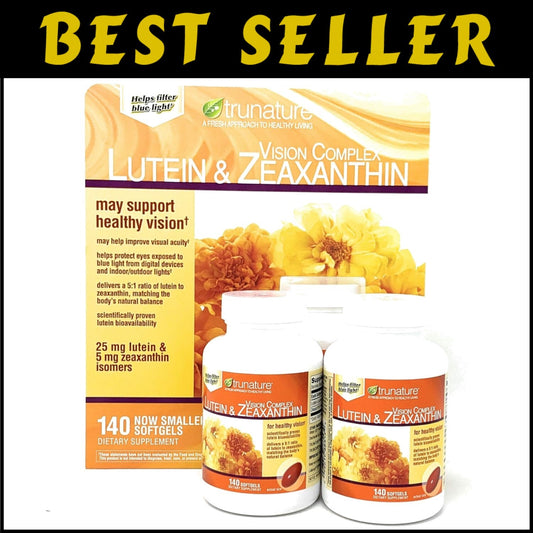 Lutein & Zeaxanthin MegaSize - 140 Softgels for Powerful Eye Health Protection