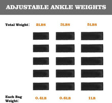 Load image into Gallery viewer, Lightweight Adjustable Ankle Weights for Optimal Performance in Fitness Training