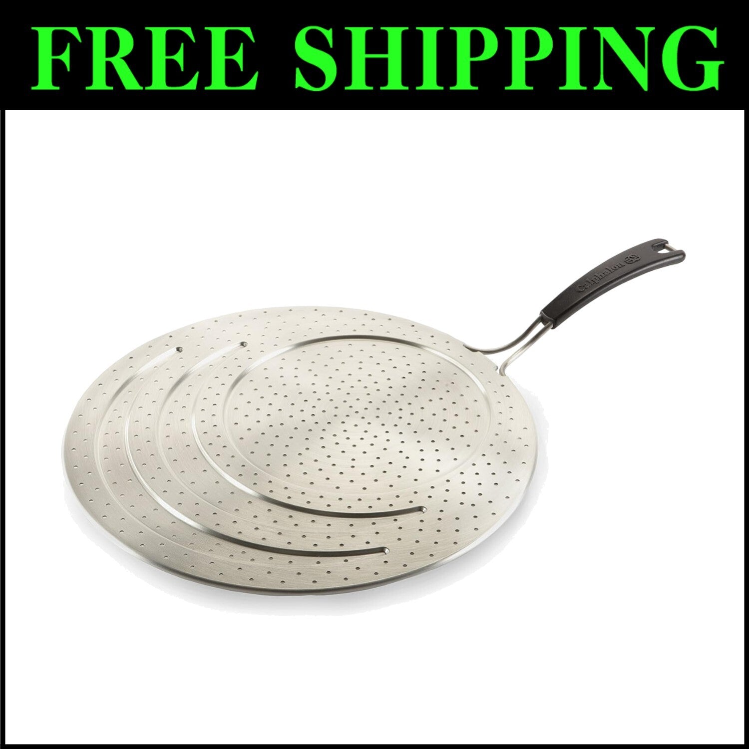 Compact 13-Inch Splatter Shield for 8", 10", and 12" Pans - Easy Cleanup