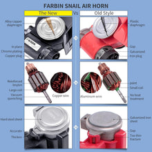 Load image into Gallery viewer, Super Loud 12V Air Horn - 150Db Black Electric Horn with Easy Install Harness