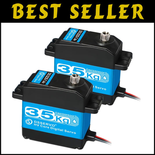 Efficient 35KG RC Servo Pack - High Torque and Speed for Serious Enthusiasts