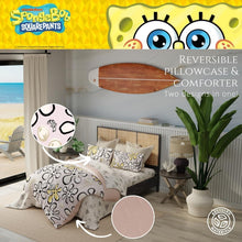Load image into Gallery viewer, SpongeBob SquarePants Reversible 7-Piece Bedding Set - Eco-Friendly Queen Size