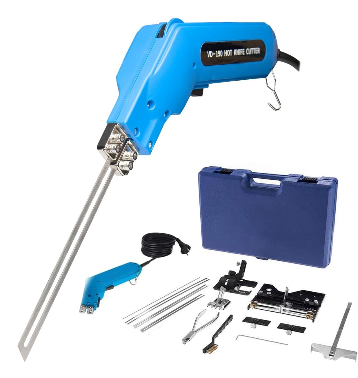 High-Powered 200W Stainless Steel Hot Knife with Versatile Foam Cutting Blades