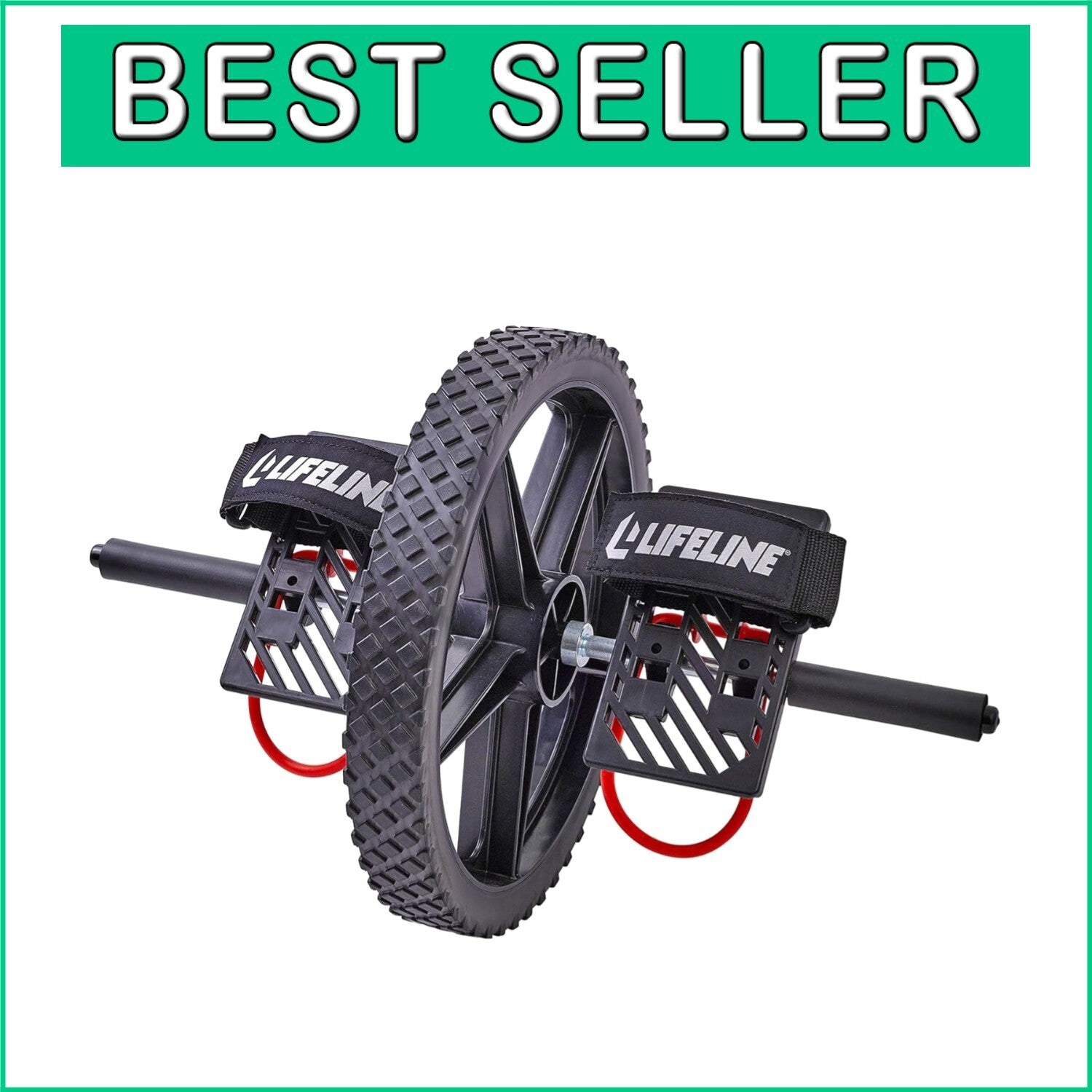 Full Body Functional Fitness Power Wheel - Strengthens Abs & All Muscle Groups