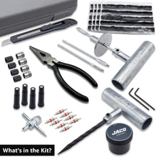 Load image into Gallery viewer, 50-Piece JACO Tire Repair Kit with Hard Case – Essential Roadside Emergency Tool