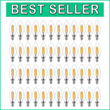 Load image into Gallery viewer, Vibrant 48 Pack of Flicker-Free Dimmable LED Bulbs - Ideal for Indoor Lighting