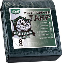 Load image into Gallery viewer, Heavy-Duty Waterproof 20' x 40' Tarp with UV Protection - Ideal for Camping