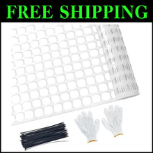 Load image into Gallery viewer, Reusable 4'x100' Plastic Mesh Safety Fence - Versatile Barrier with 100 Zip Ties
