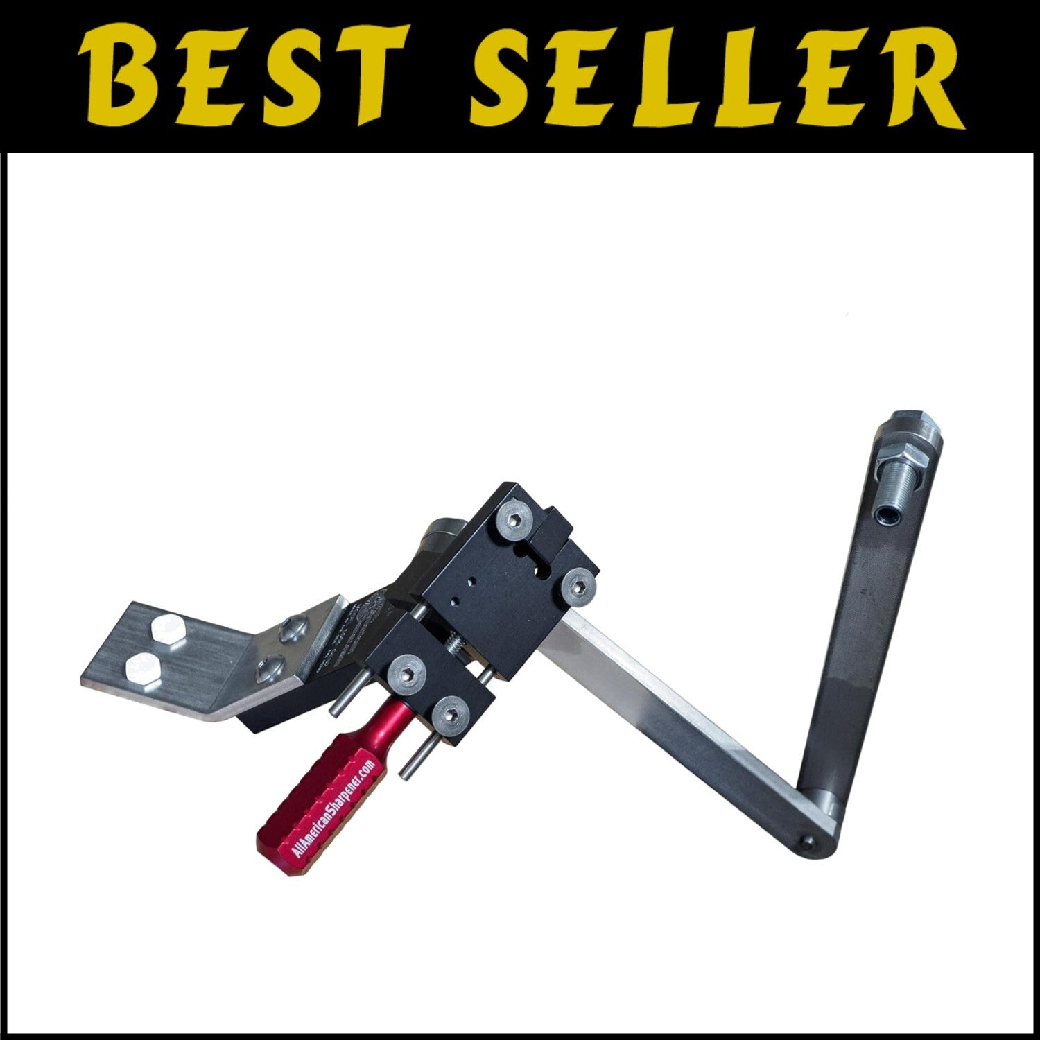 Stainless Steel Lawn Mower Blade Sharpener - Adjustable & Lightweight Design