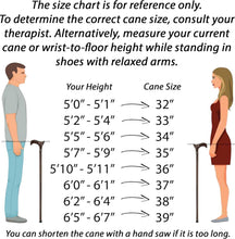 Load image into Gallery viewer, Unique 36 Inch Wooden Walking Stick for Men &amp; Women - Handcrafted and Ergonomic