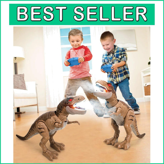 Durable Remote Control Dinosaur with Bonus Mini Dinosaurs - Great for Kids 3-7