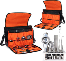 Load image into Gallery viewer, Versatile Black Travel Bag for Bartender Kits &amp; Wine Bottles - Easy Carry