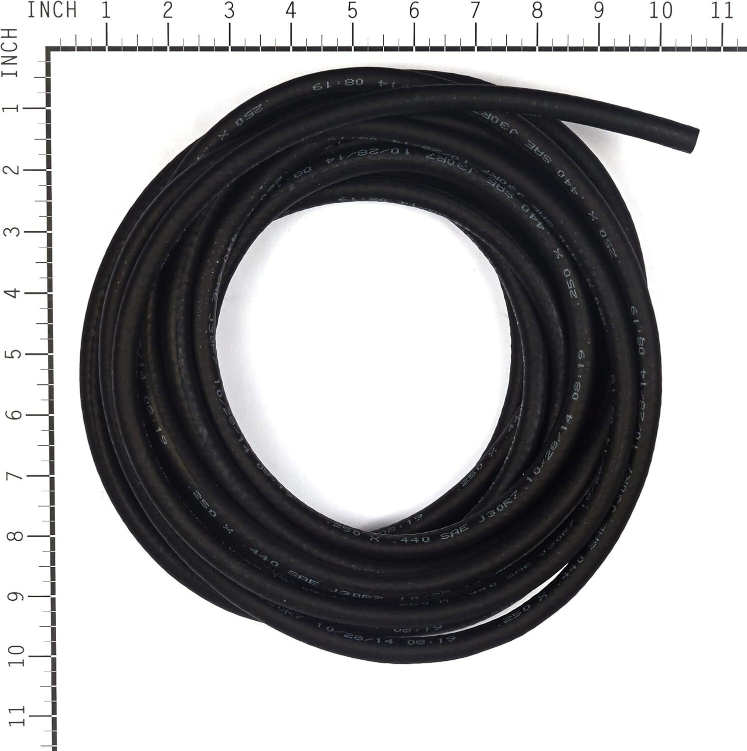 Versatile 25-Foot Fuel Line Hose - 0.44" Diameter for Home and Auto Projects