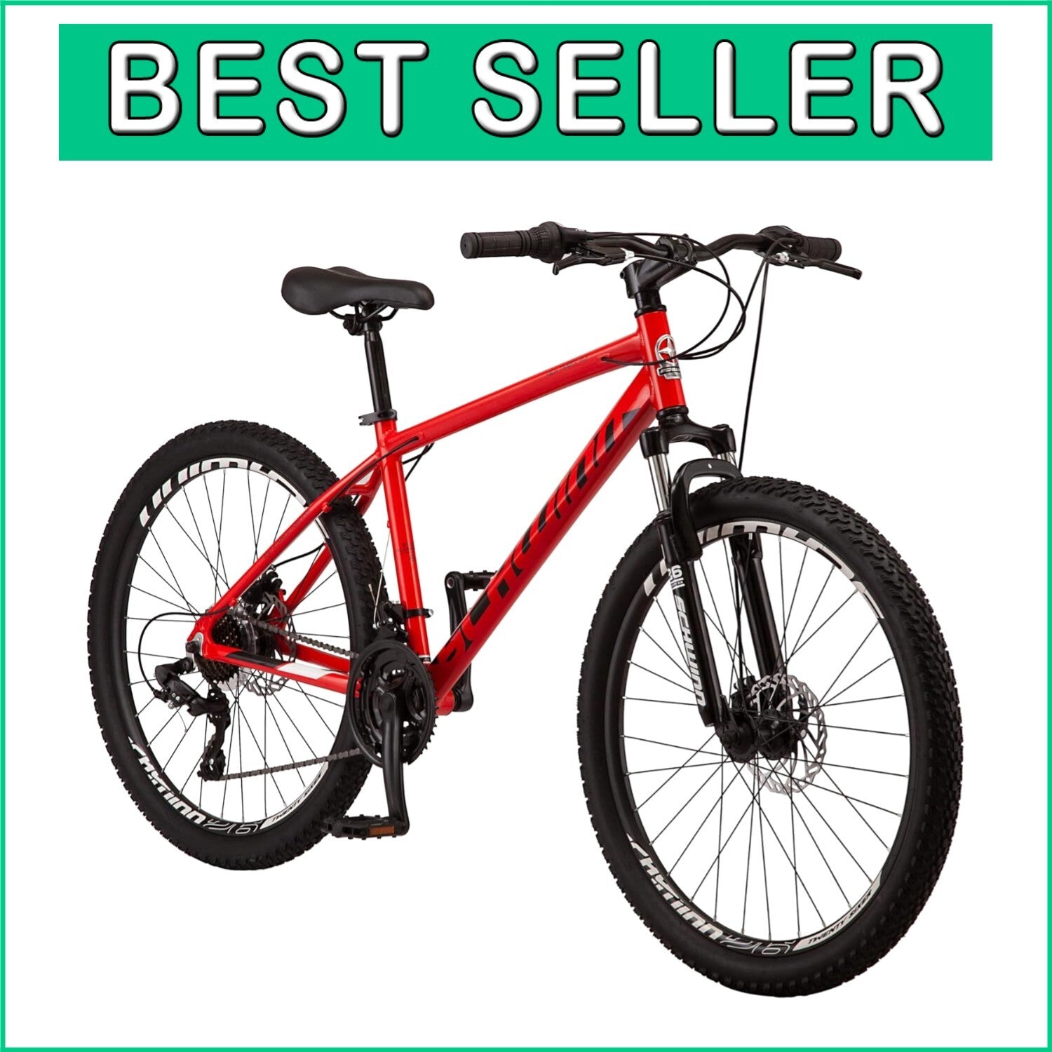 Sturdy 26-Inch Mountain Bike - Ideal for All Terrains, Includes Front Suspension