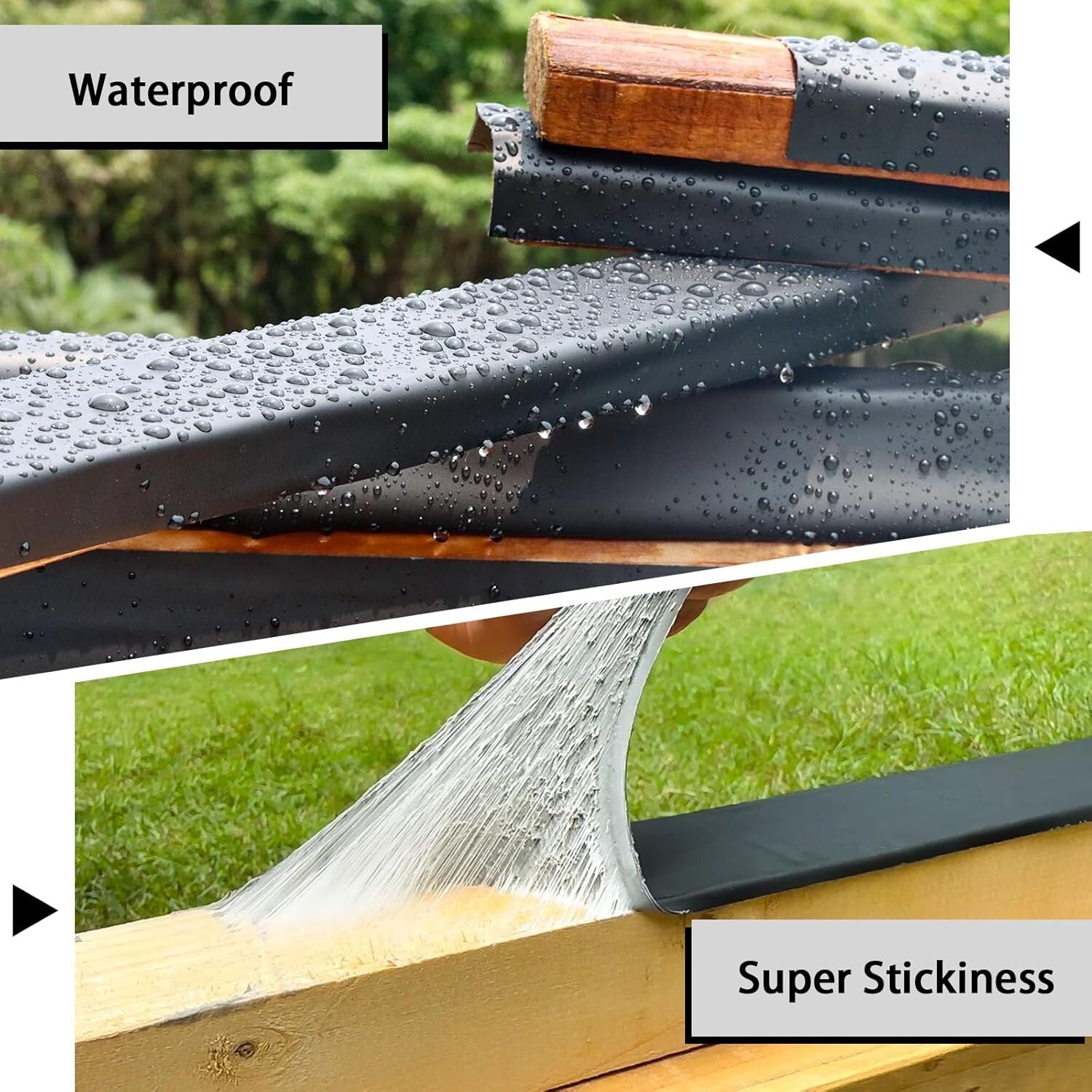 10-Pack Waterproof Butyl Deck Joist Tape 2'' x 50' - Weather Resistant Solution