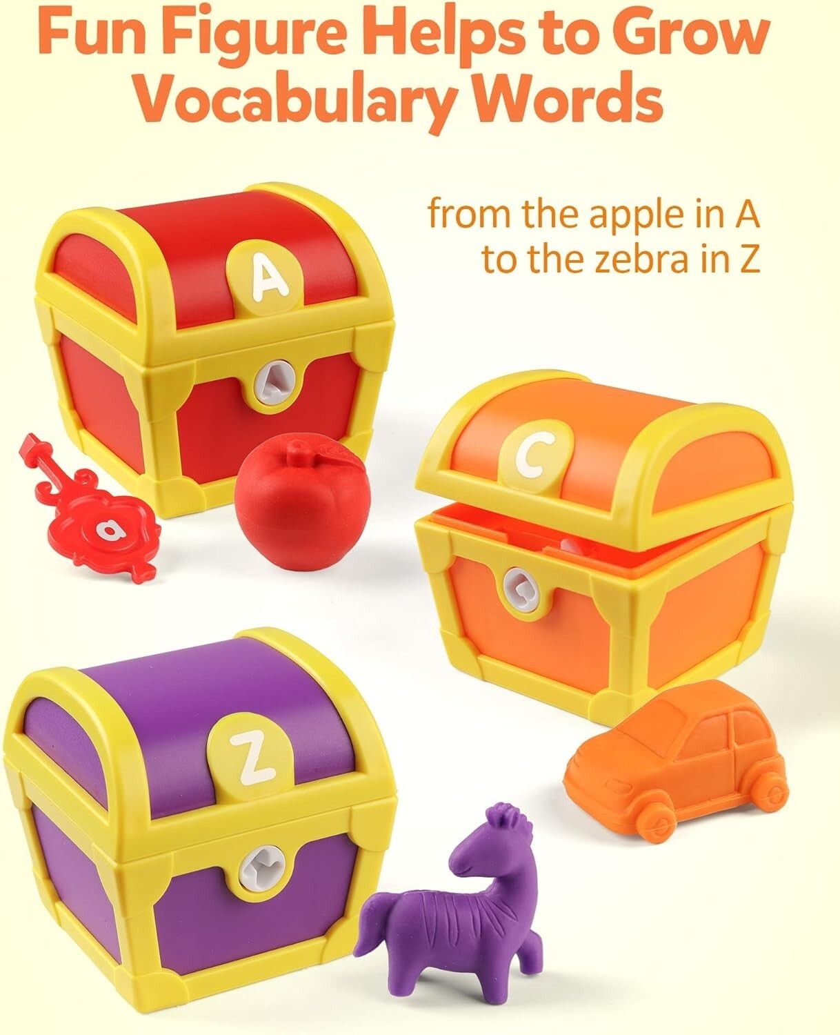 Colorful ABC Learning Treasure Boxes - Engaging Educational Games for Kids