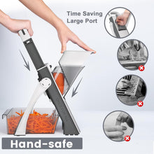 Load image into Gallery viewer, Professional Mandoline Slicer with Rust-Resistant Blade – Dishwasher Safe Design