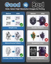 Load image into Gallery viewer, Portable Thermal Tattoo Printer with Smartphone Compatibility &amp; 10 Paper Sheets
