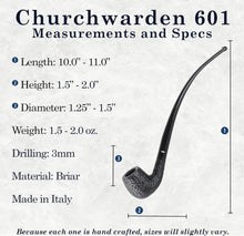 Load image into Gallery viewer, Vintage Handmade Bent Churchwarden Pipe - 6x2x2 In, Ideal for Collectors