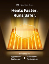 Load image into Gallery viewer, Oscillating Electric Heater with Digital Thermostat - Safe &amp; Portable 1500W