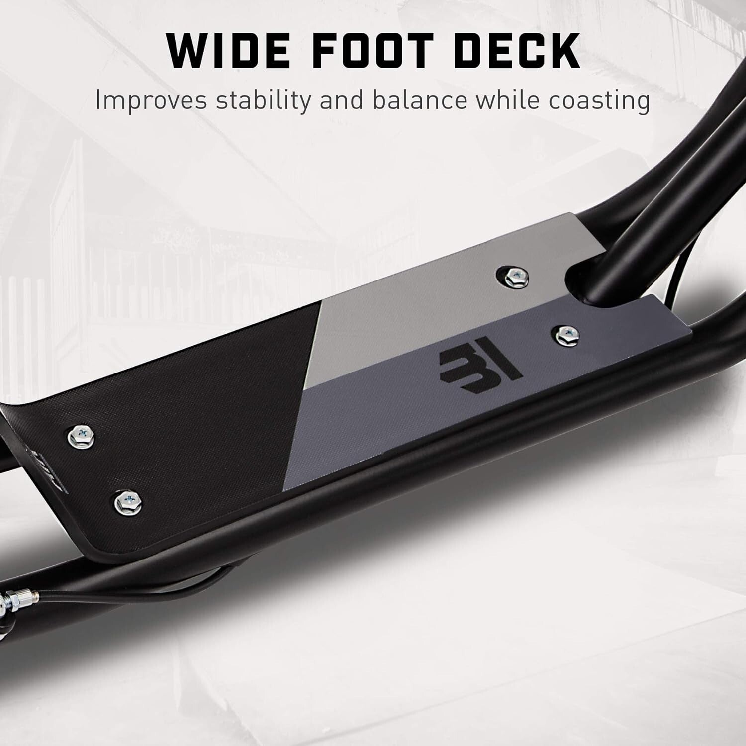 Trace Air Kids Scooter with Wide Foot Deck and Pneumatic Tires - Safe & Fun