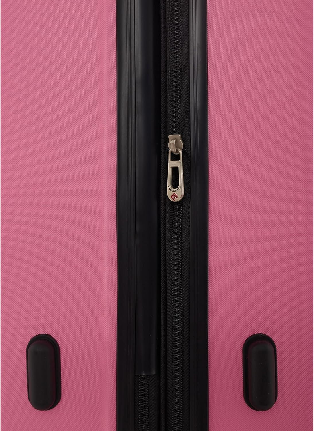 Vibrant Hot Pink Chicago 5-Piece Expandable Luggage Set with Smooth-Glide Wheels