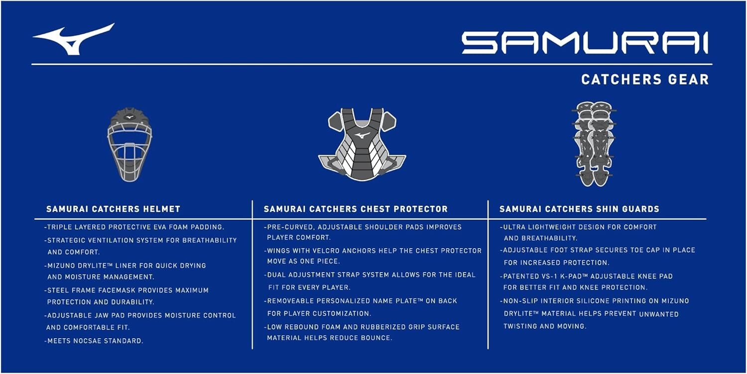 Women's Samurai Catcher's Gear Set - Complete Protection for Softball Players