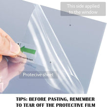 Load image into Gallery viewer, Self Adhesive One Way Window Film - UV Protection &amp; Heat Control 35.4'' x 32.8'