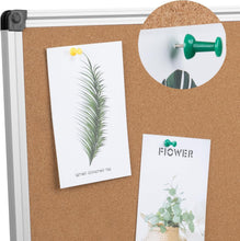 Load image into Gallery viewer, Extra Large 72" x 48" Foldable Cork Bulletin Board with Aluminum Frame