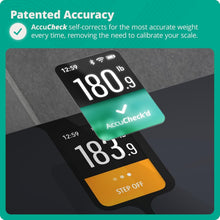 Load image into Gallery viewer, Smart Digital Bathroom Scale with Bluetooth &amp; 440lb Capacity for Family Wellness