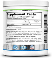 Load image into Gallery viewer, Premium Myo-Inositol Powder - 100% Pure, 183 Servings, Hormonal Balance Support