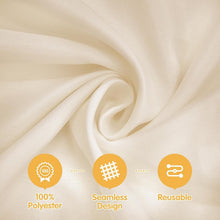 Load image into Gallery viewer, Seamless 4 Pk Beige Polyester Table Cloths - Perfect for Special Occasions