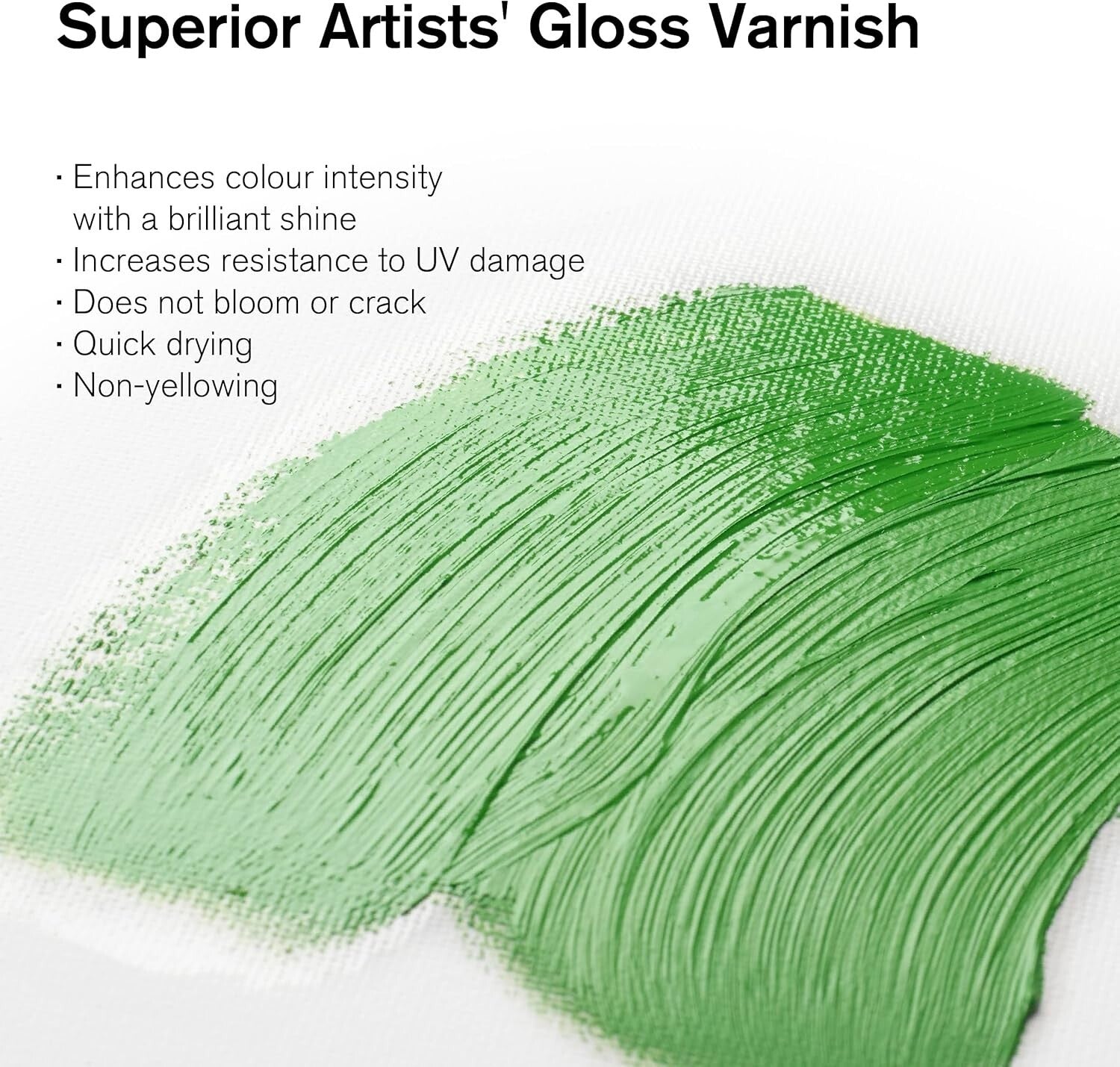 500ml Professional Artists' Gloss Varnish - Non-Yellowing Protection for Art