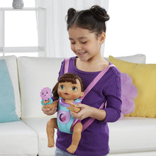 Load image into Gallery viewer, Interactive Baby Go Bye Bye Doll - Crawls, Talks &amp; Drinks with Carrier Set
