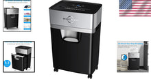 Load image into Gallery viewer, Quiet Office Paper Shredder with 5.3-Gallon Bin - Anti-Jam &amp; Portable Design