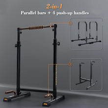 Load image into Gallery viewer, Stable Adjustable Dip Stand with Folding Design - 1200LBS Capacity for All Users