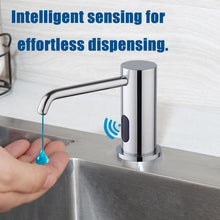 Load image into Gallery viewer, Sleek Touchless Soap Dispenser - High Capacity Brass Design for Hygienic Spaces