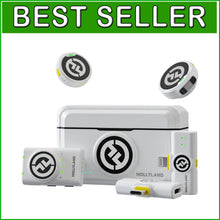 Load image into Gallery viewer, Ultra-Light Wireless Lavalier Microphone with Noise Cancellation &amp; 48kHz Sound