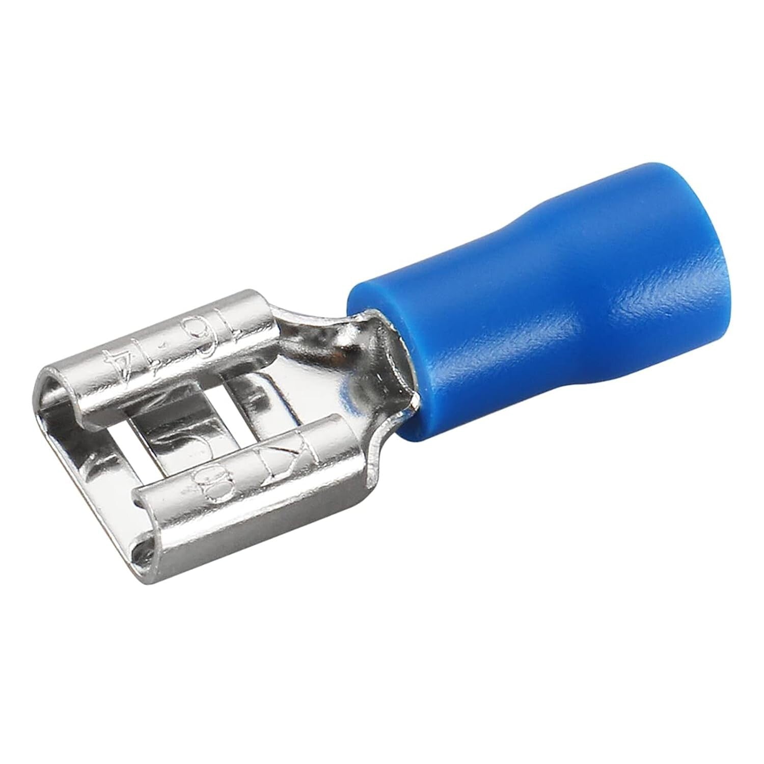 Durable Insulated Copper Crimp Terminals - Female Disconnects for 16-14AWG Wires